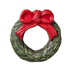 John  Derian  16"  Wreath with bow Holiday Blow Mold BRAND NEW!!